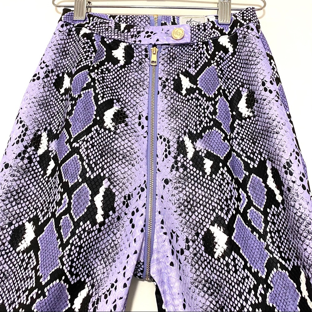 🛑SOLD🛑 Oh Polly! Snake vegan leather wide leg